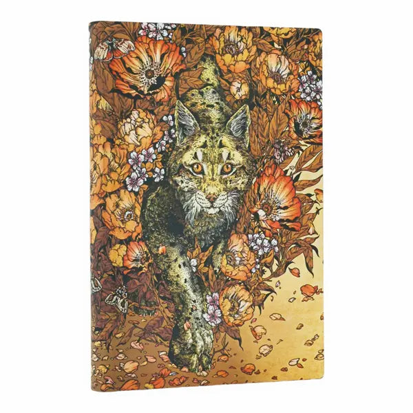 Paperblanks - Mini Softcover Journal - Lined - Erica Williams Art - Lynx Rising