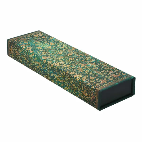 Paperblanks - Pencil Case - Nature's Grace - Emerald Flower