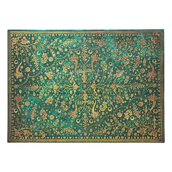 Paperblanks - Document Folder - Nature's Grace - Emerald Flower