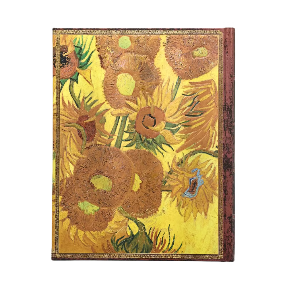 Paperblanks - Van Gogh, Sunflowers - Lined Hardcover Journal - Ultra