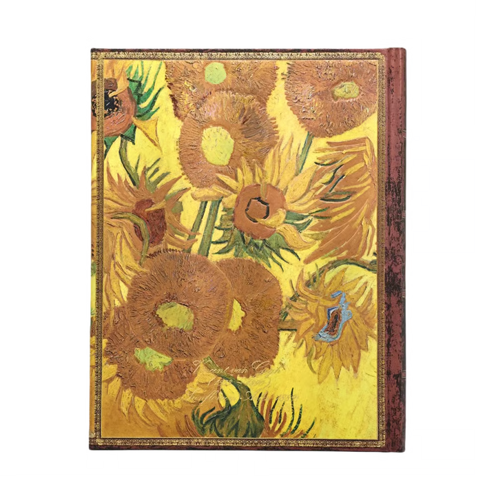 Paperblanks - Van Gogh, Sunflowers - Lined Hardcover Journal - Ultra