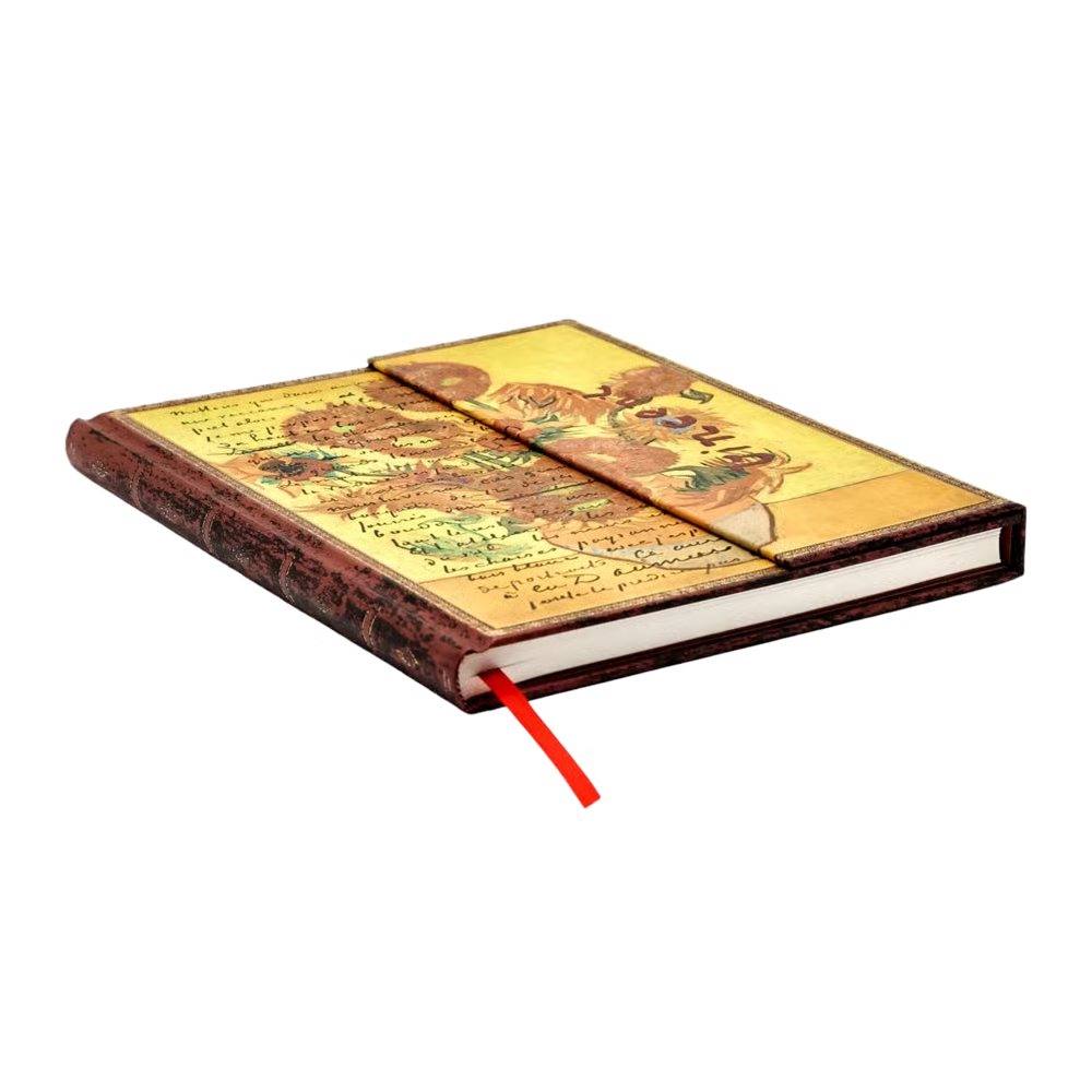 Paperblanks - Van Gogh, Sunflowers - Lined Hardcover Journal - Ultra