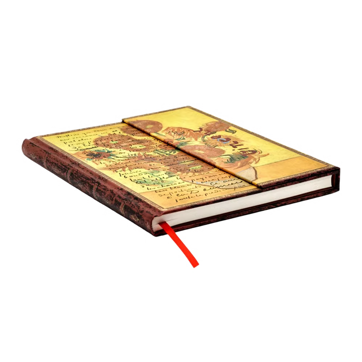 Paperblanks - Van Gogh, Sunflowers - Lined Hardcover Journal - Ultra