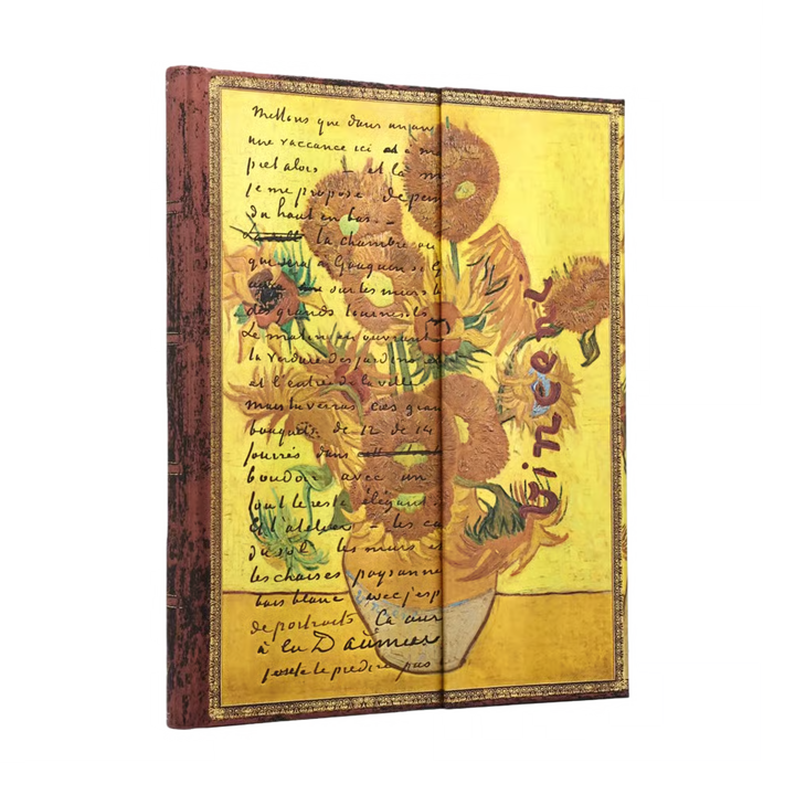 Paperblanks - Van Gogh, Sunflowers - Lined Hardcover Journal - Ultra