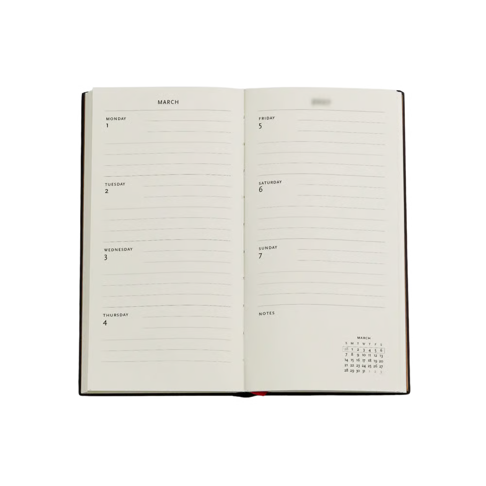 Paperblanks - 2027 Weekly Horizontal Slim Planner - Golden Age of Prosperity