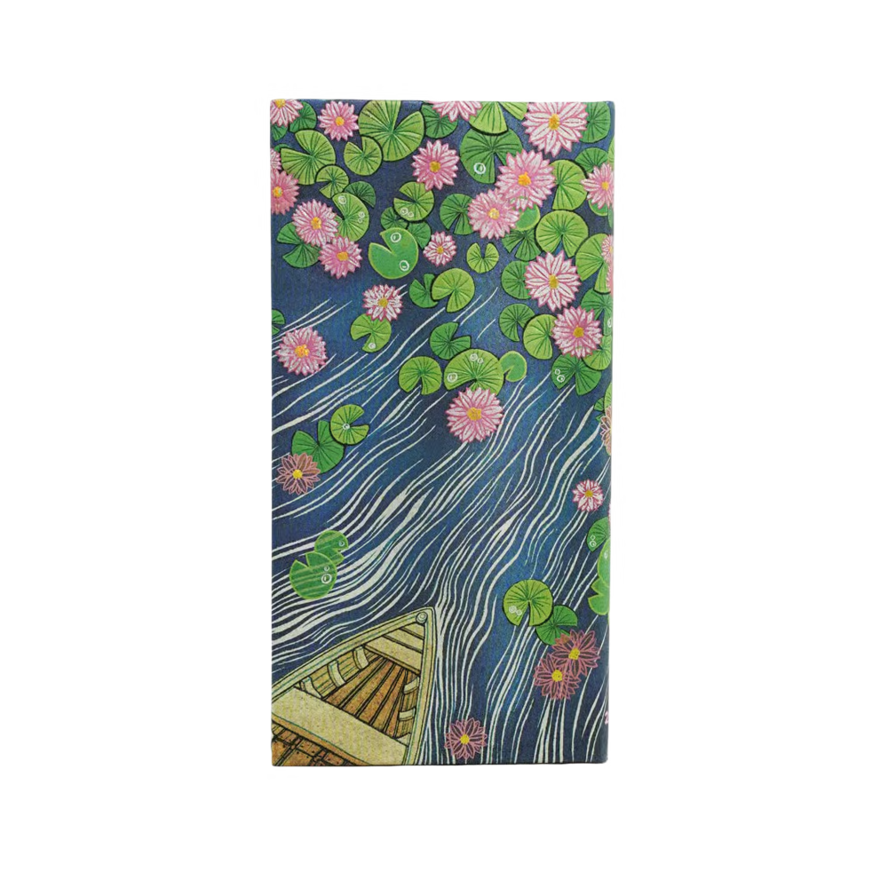 Paperblanks - 2027 Lotus River - 12-Month Horizontal Planner - Hardcover - Slim