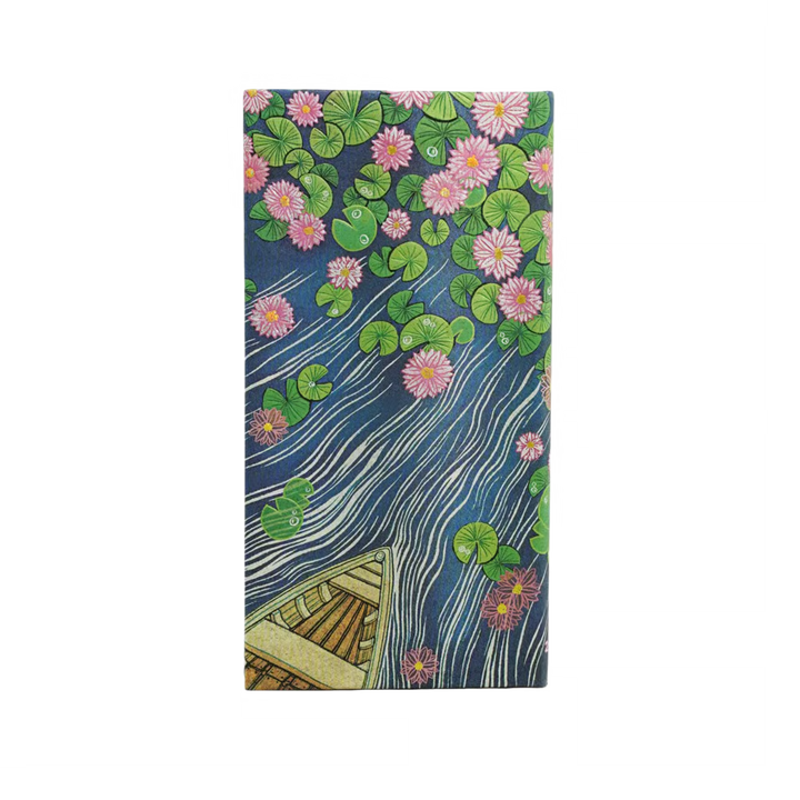 Paperblanks - 2027 Lotus River - 12-Month Horizontal Planner - Hardcover - Slim