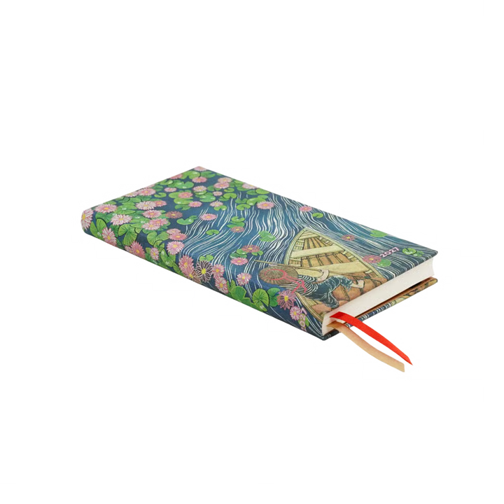 Paperblanks - 2027 Lotus River - 12-Month Horizontal Planner - Hardcover - Slim