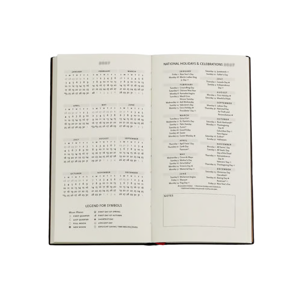 Paperblanks - 2027 Lotus River - 12-Month Horizontal Planner - Hardcover - Slim