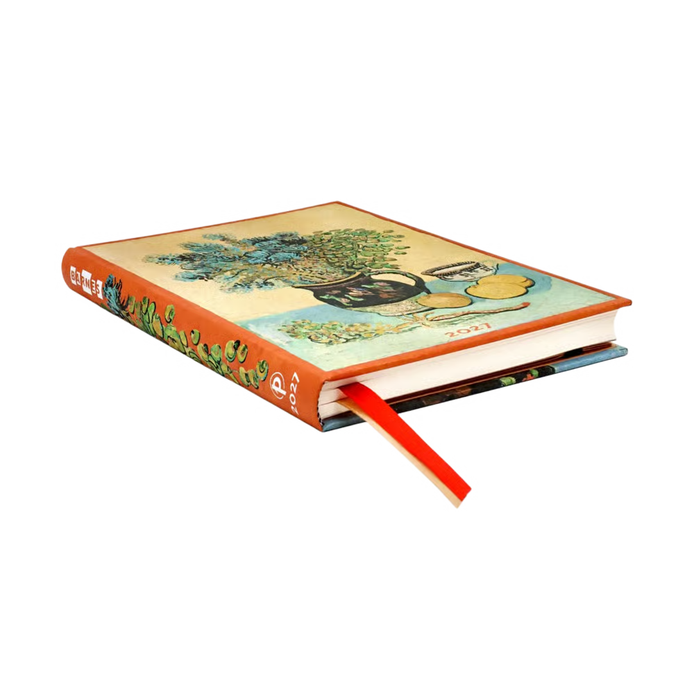 Paperblanks - 2027 Van Gogh's Still Life - 2027 12 Month Planner - Hardcover - Midi - Horizontal