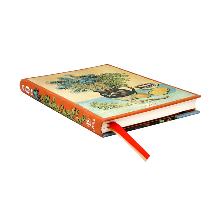 Paperblanks - 2027 Van Gogh's Still Life - 2027 12 Month Planner - Hardcover - Midi - Horizontal