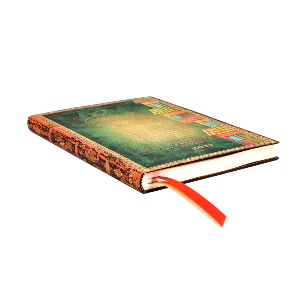 Paperblanks - 2027 Garcia Marquez, One Hundred Years of Solitude - 12 Month Planner - Softcover - Midi - Vertical