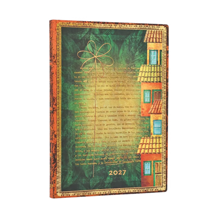 Paperblanks - 2027 Garcia Marquez, One Hundred Years of Solitude - 12 Month Planner - Softcover - Midi - Vertical