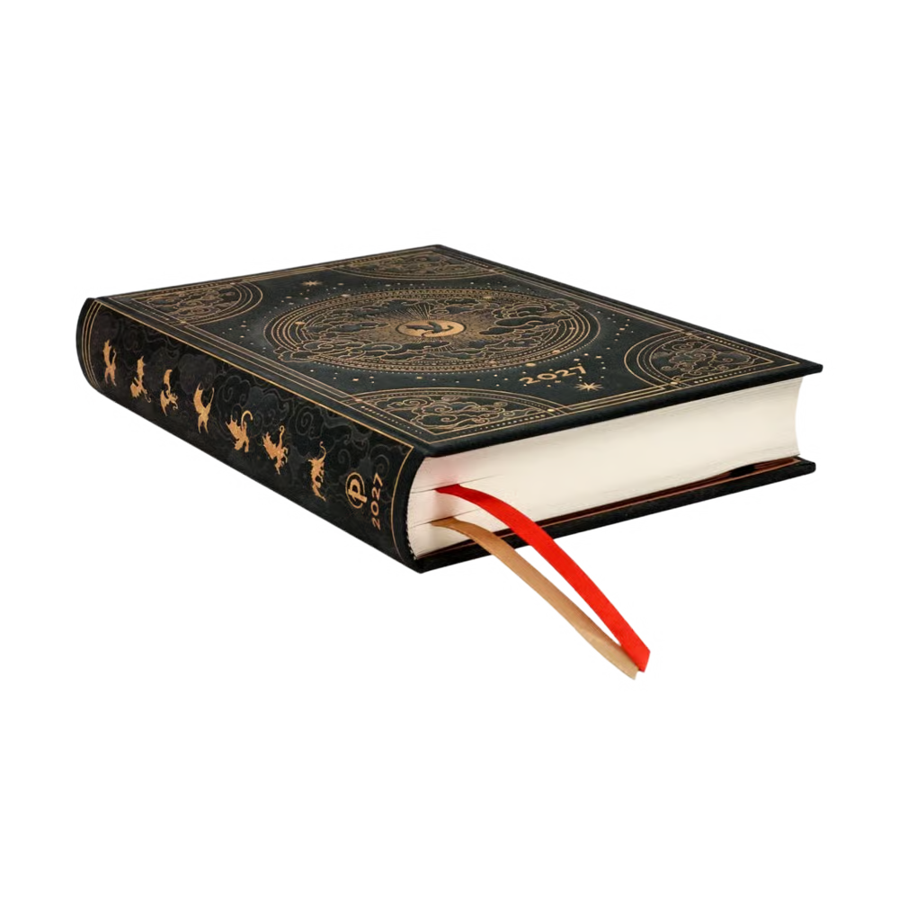 Paperblanks - 2027 Shadows of Navarre - Fourth Wing - 12 Month Planner - Hardcover - Midi - Daily