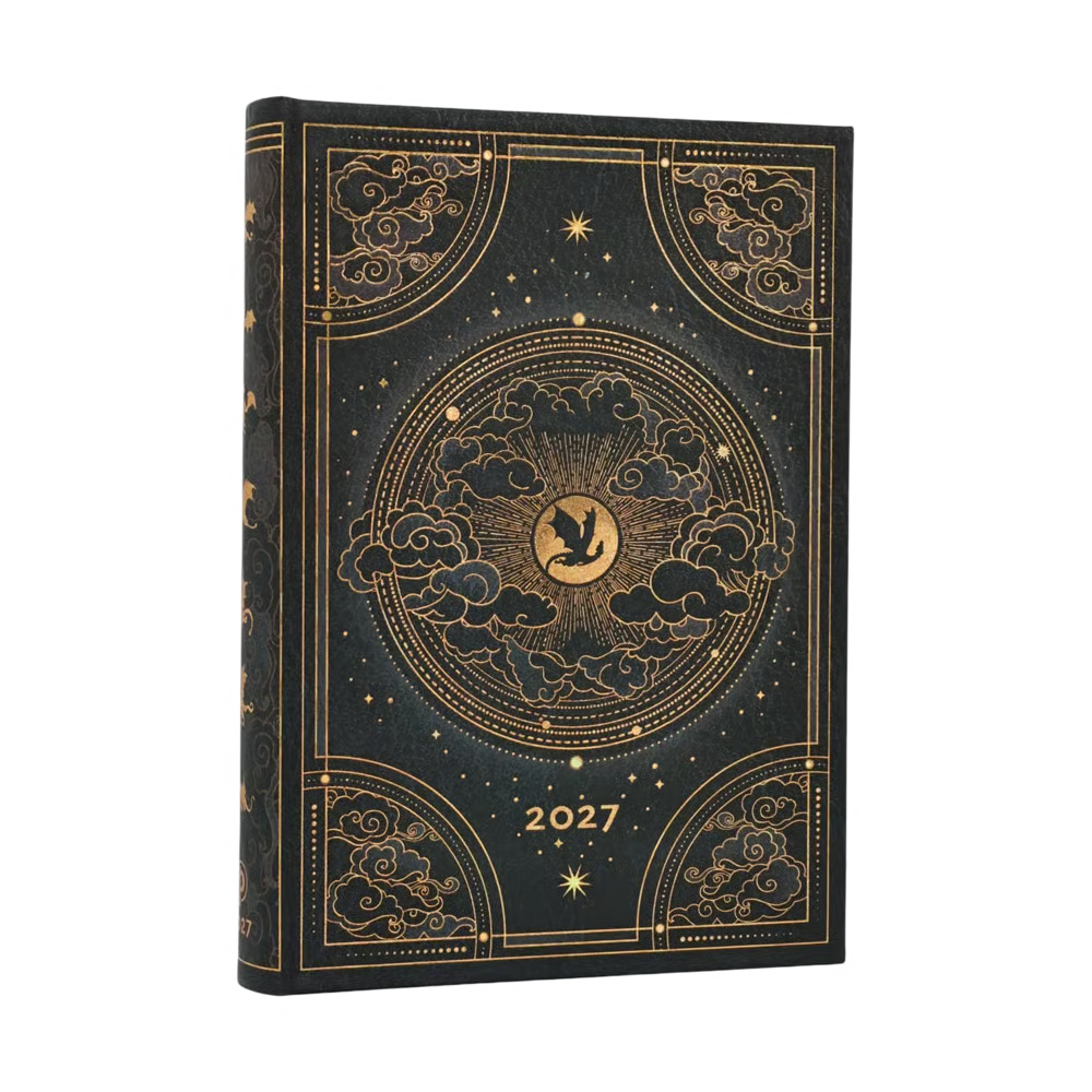 Paperblanks - 2027 Shadows of Navarre - Fourth Wing - 12 Month Planner - Hardcover - Midi - Daily