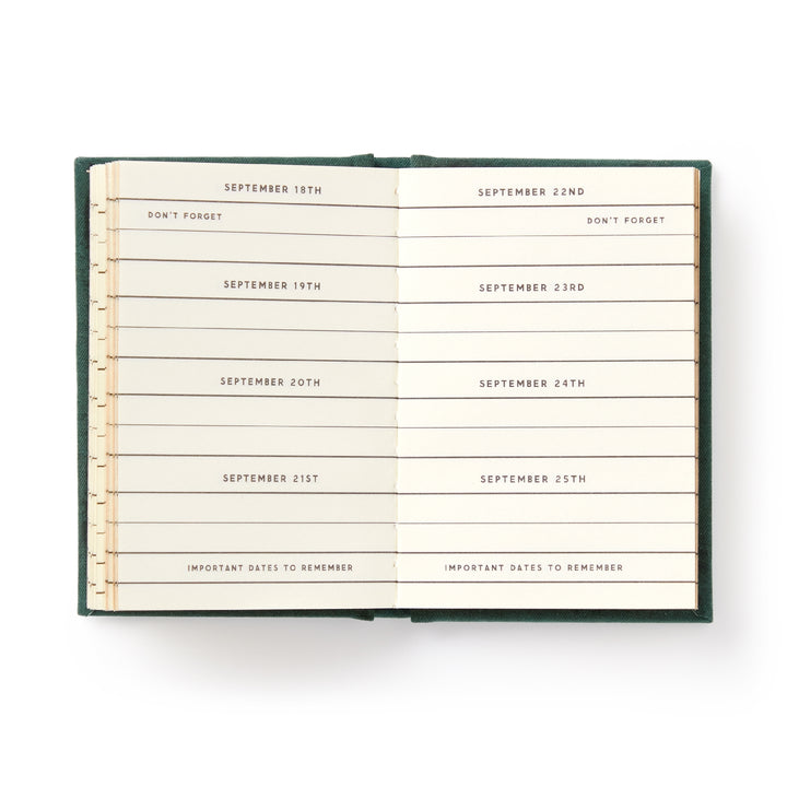 Brass Monkey - Dates People Get Mad If I Forget - Tiny Diary - Green