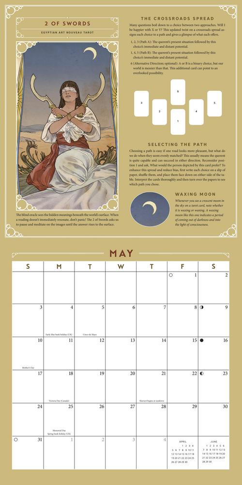 Llewellyn's - 2026 Wall Calendar - Tarot by Charles Harrington