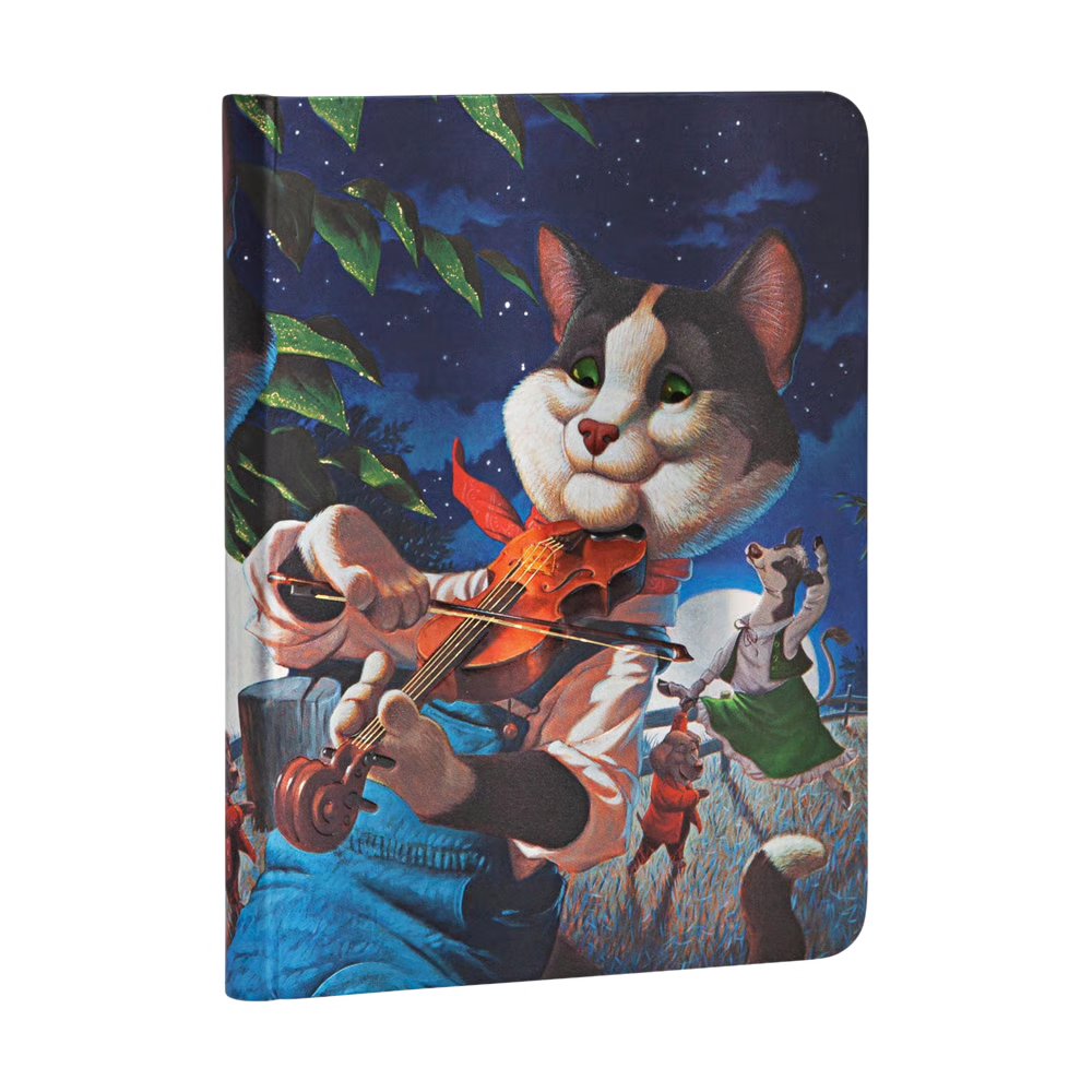 Paperblanks - Cat and the Fiddle Hardcover Journal - Midi - Lined