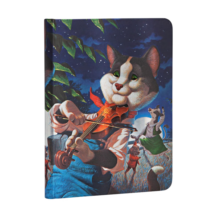 Paperblanks - Cat and the Fiddle Hardcover Journal - Midi - Lined