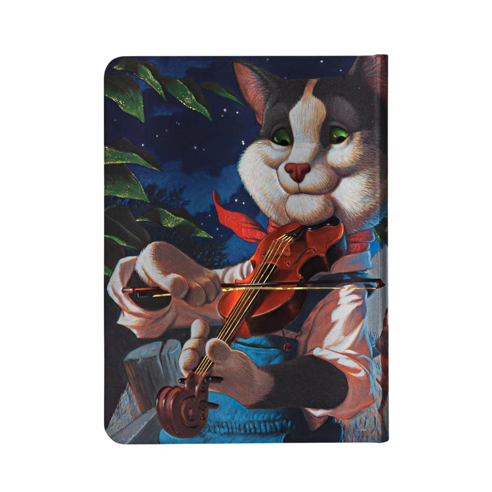 Paperblanks - Cat and the Fiddle Hardcover Journal - Midi - Lined