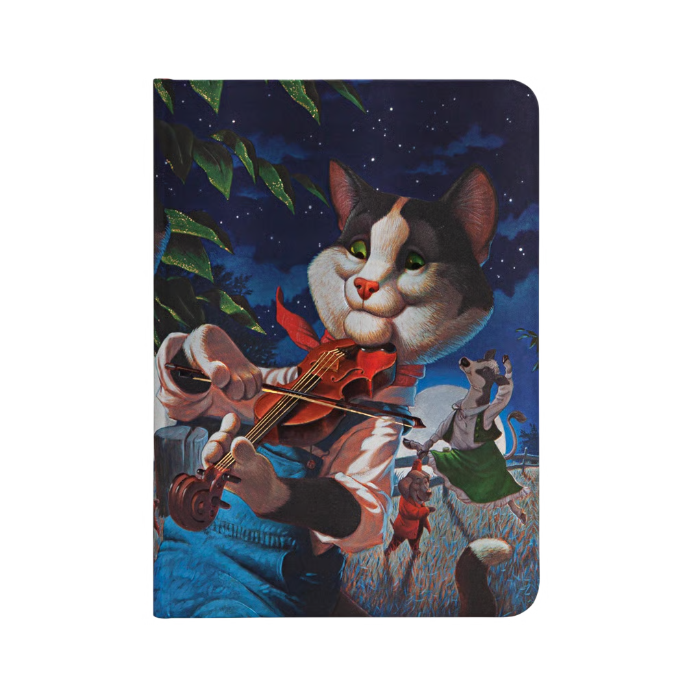 Paperblanks - Cat and the Fiddle Hardcover Journal - Midi - Lined