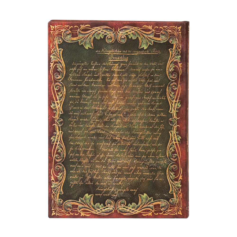 Paperblanks - The Brothers Grimm, Frog Prince (Fairy Tale Collection) - Lined Hardcover Journal - Midi