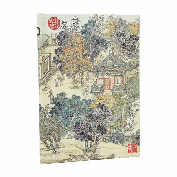 Paperblanks - Midi Hardcover Journal - Lined - Golden Age of Prosperity - An Era in Jinling