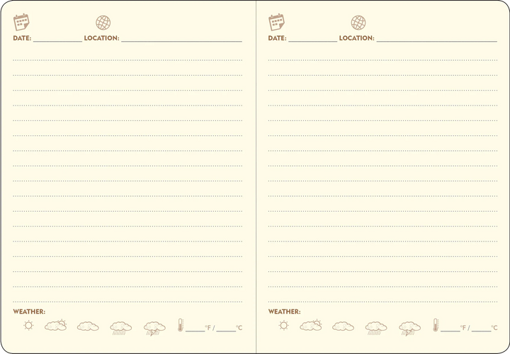 Peter Pauper Press - Lined Journal - Page-A-Day - Travel