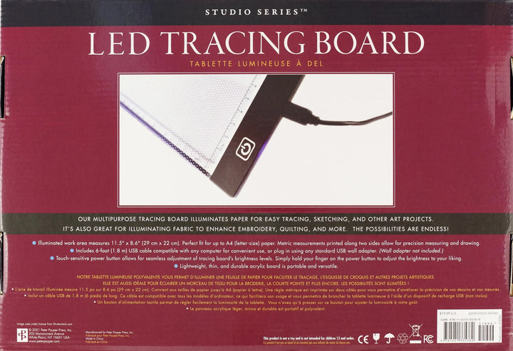 Peter Pauper Press - Studio Series - LED Tracing Board