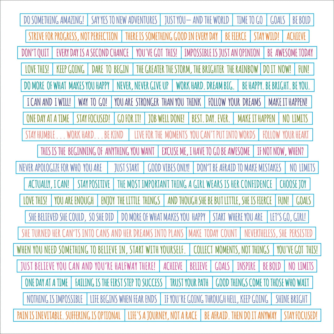 Peter Pauper Press - Sticker Book - Whatever You Say