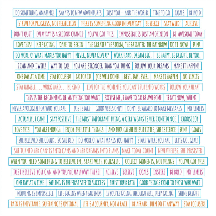 Peter Pauper Press - Sticker Book - Whatever You Say