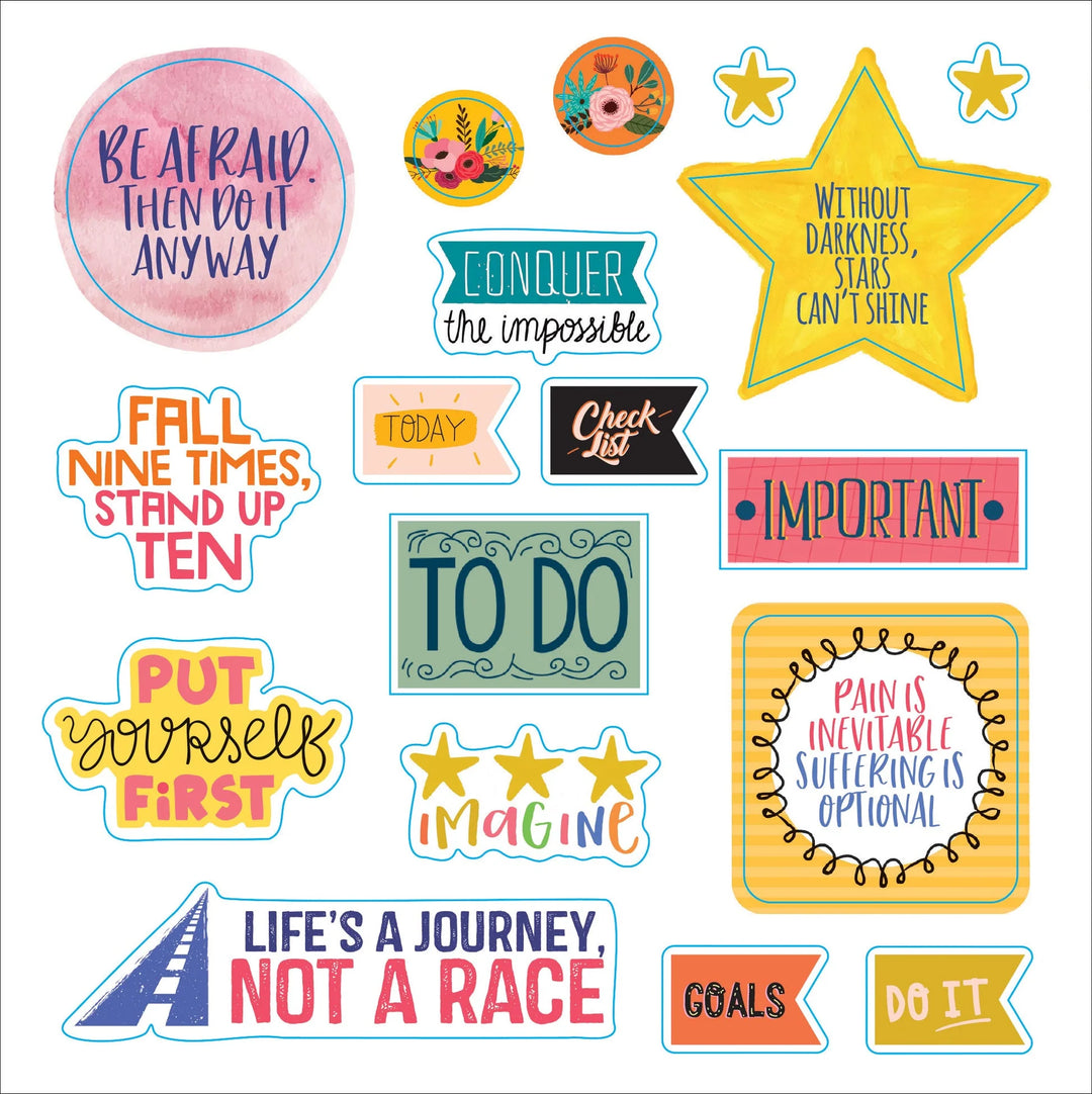 Peter Pauper Press - Sticker Book - Whatever You Say