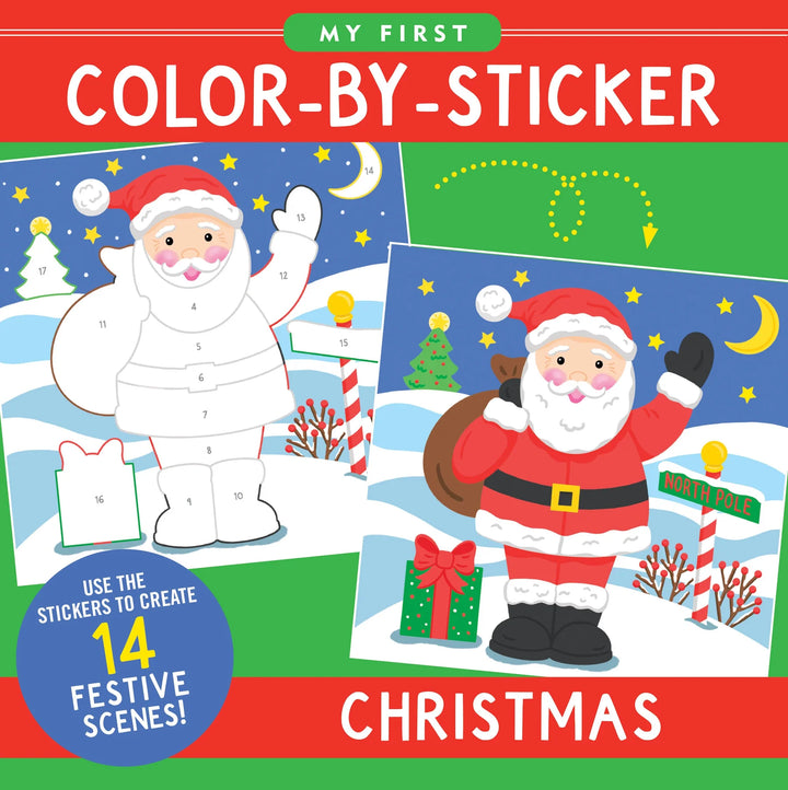 Peter Pauper Press - Colour By Sticker - Christmas