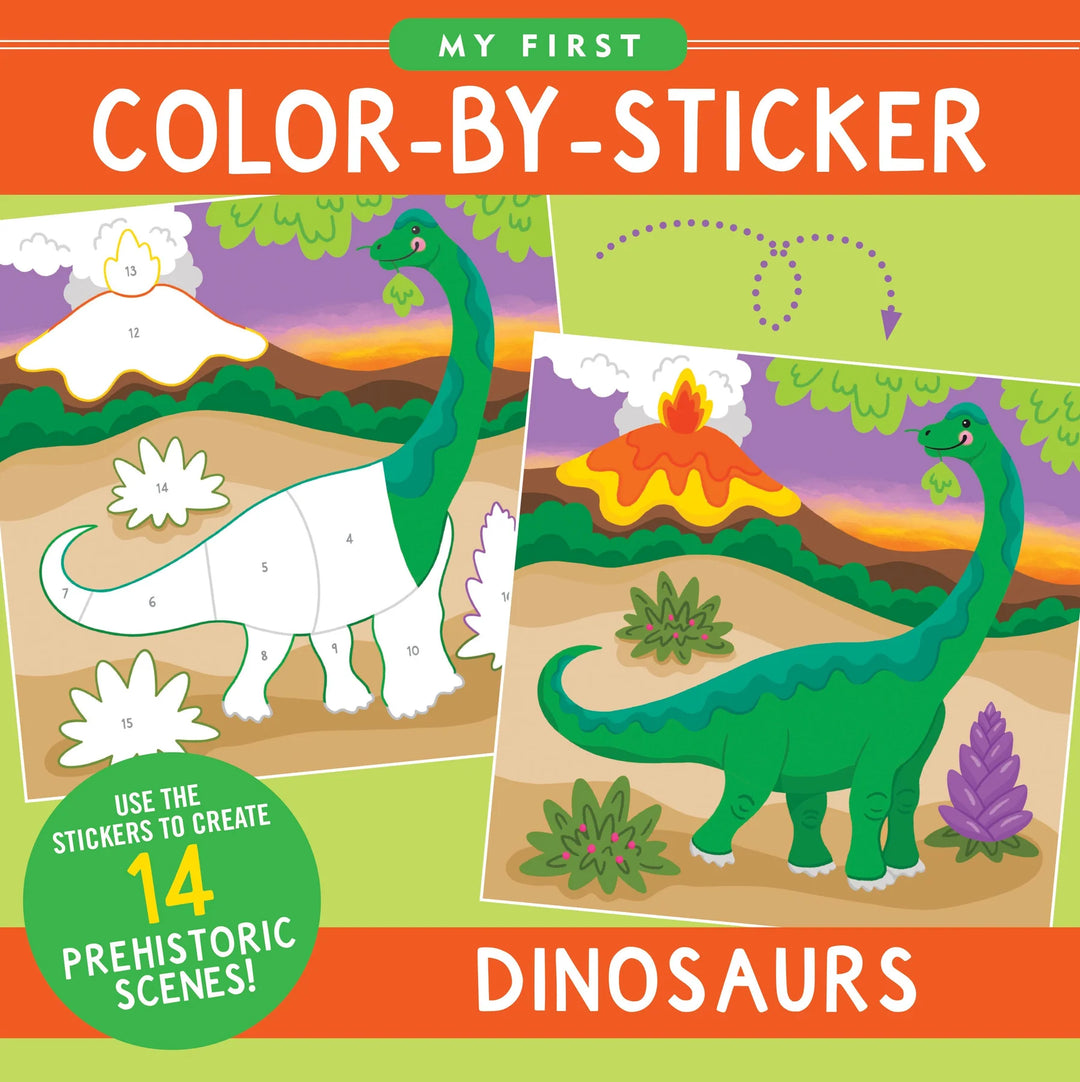 Peter Pauper Press - Colour By Sticker - Dinasours