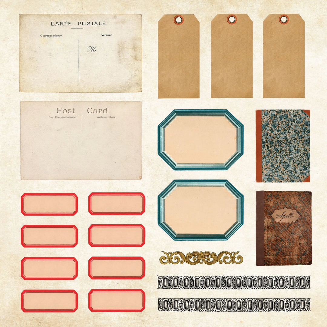 Peter Pauper Press - Sticker Book - Mystical Ephemera