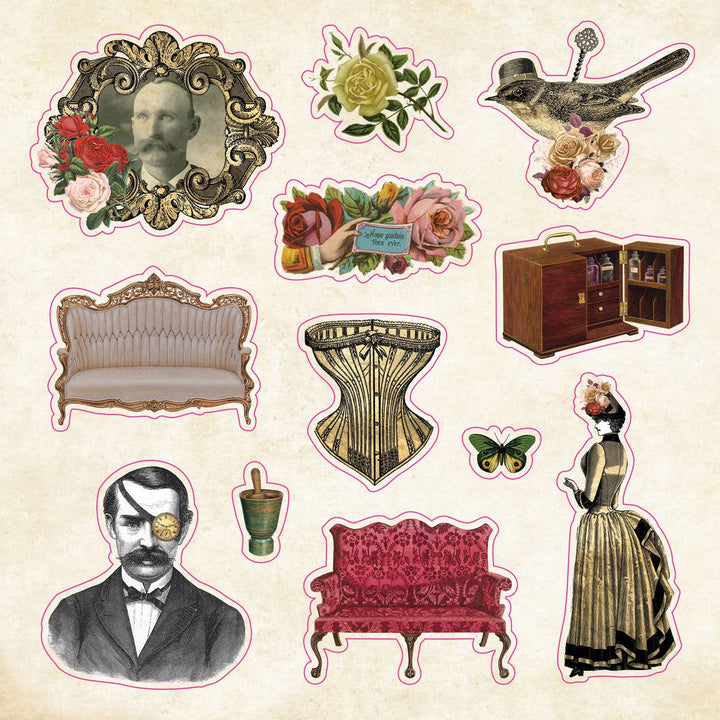 Peter Pauper Press - Sticker Book - Curiosities