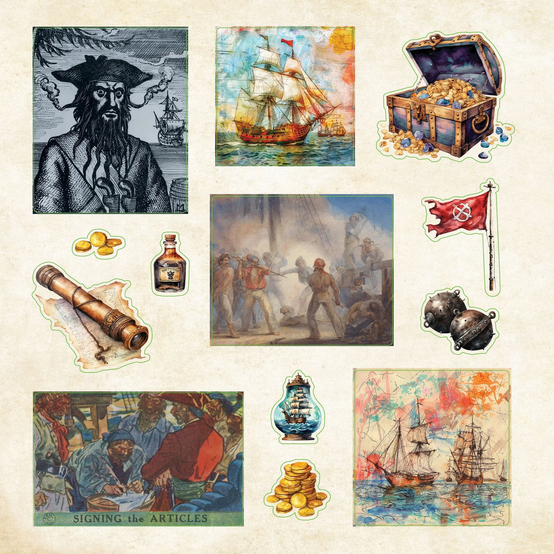 Peter Pauper Press - Sticker Book - Poseidon's Kingdom