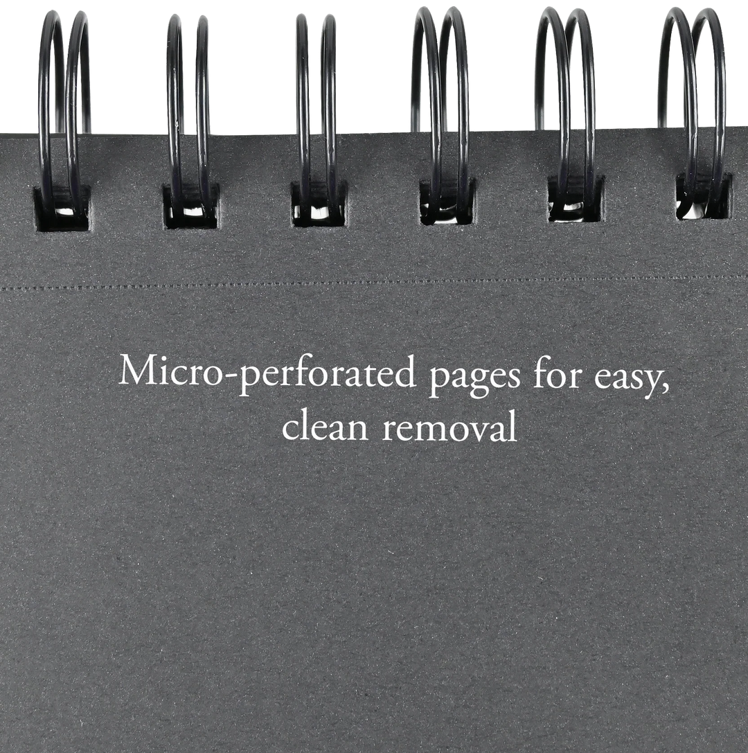 Peter Pauper Press - Studio Series - Portable Black Paper Sketch Pad