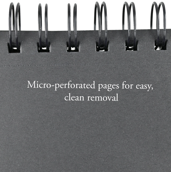 Peter Pauper Press - Studio Series - Portable Black Paper Sketch Pad