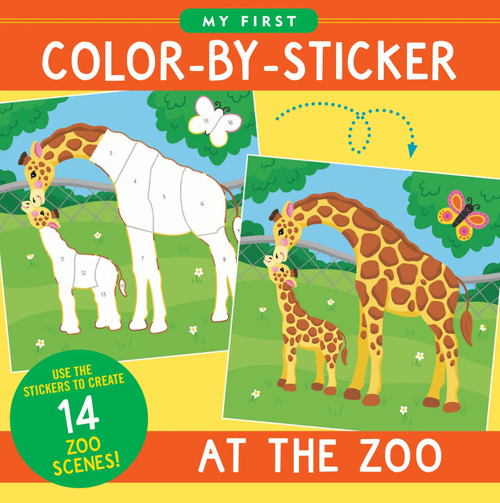 Peter Pauper Press - Colour By Sticker - At the Zoo