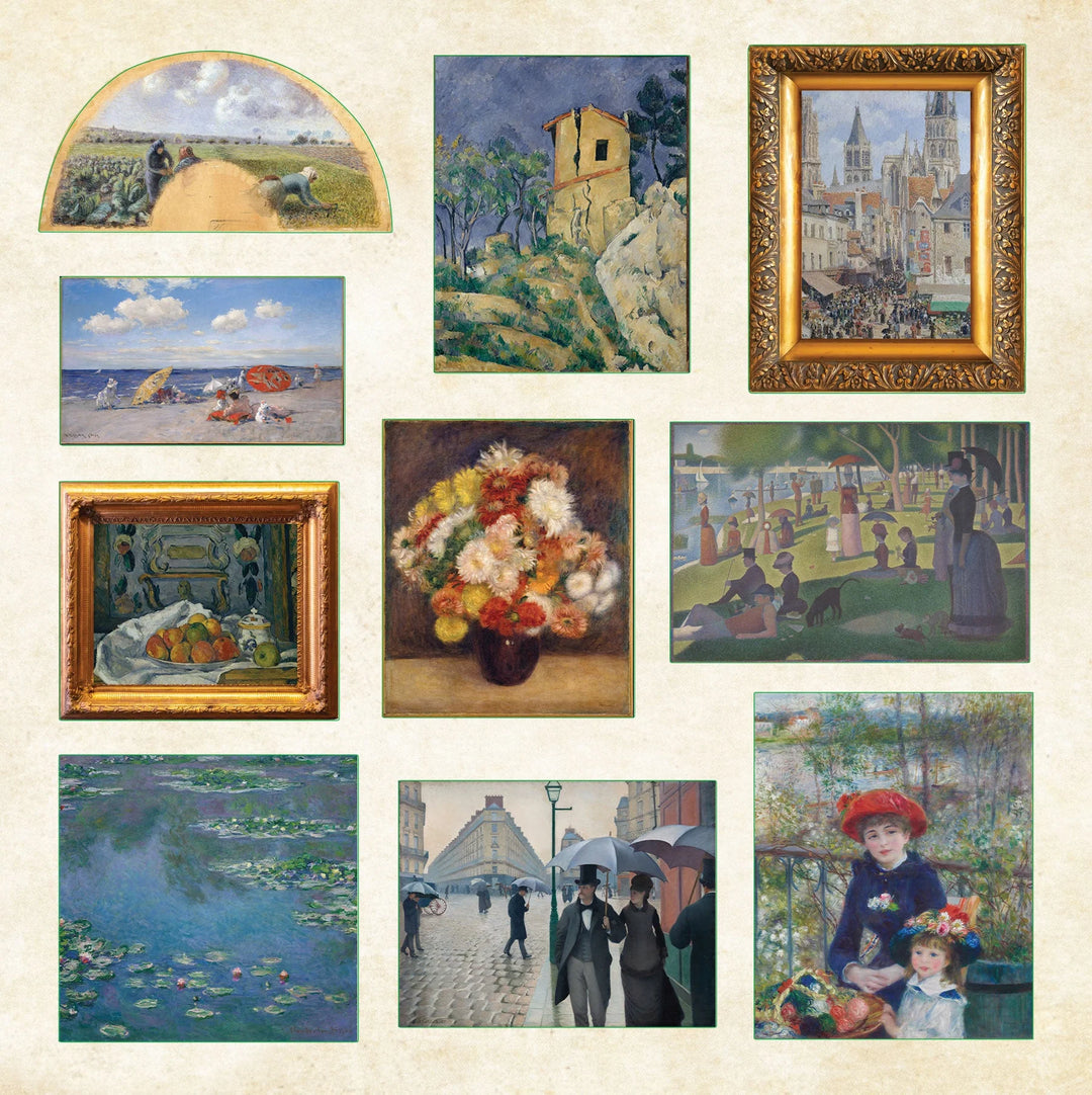 Peter Pauper Press - Sticker Book - Museum Treasures