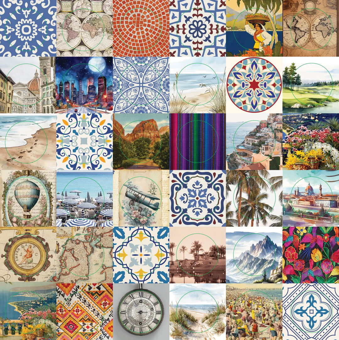 Peter Pauper Press - Sticker Book - Travel Odyssey