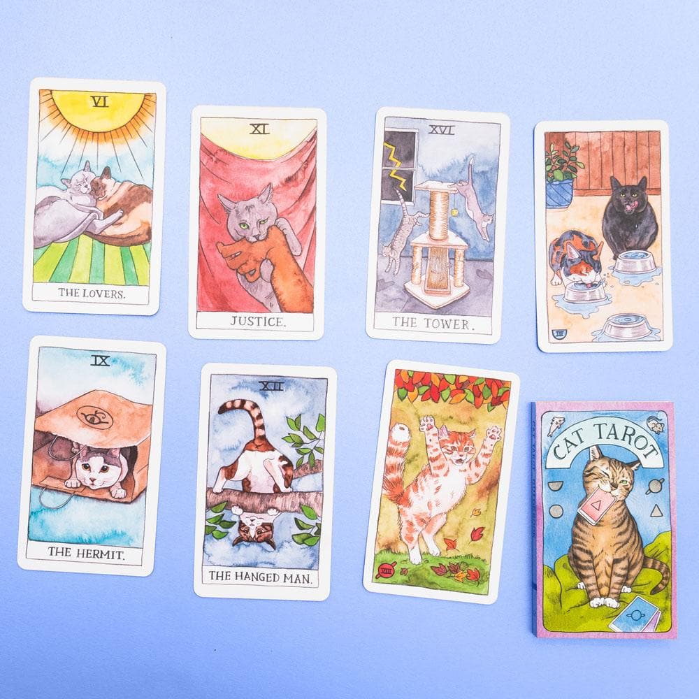 Chronicle Books - Cat Tarot 78 Cards & Guidebook