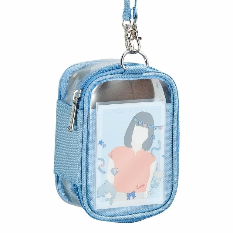 LIHIT LAB - Myfa - Clear Decoration Box Pouch - Mini/Large - Chiffon Beige