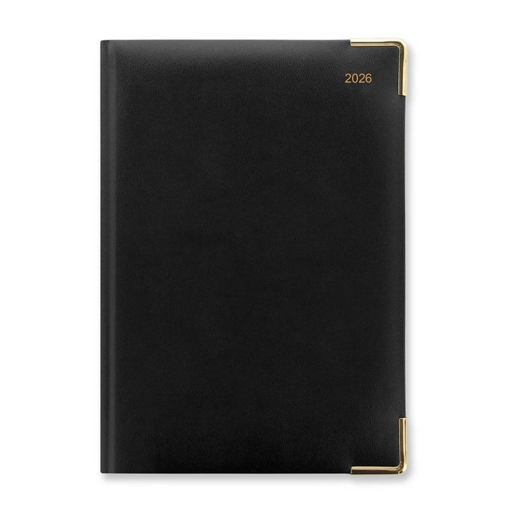 Letts of London - 2026 A5 Vertical Planner - Week to View - Black (English)