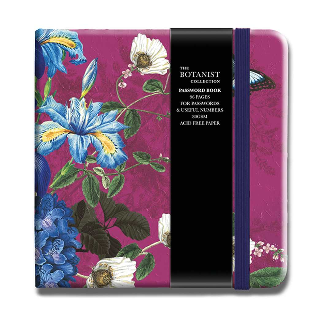 The Great British Card Company - The Botanist Collection - Password Book