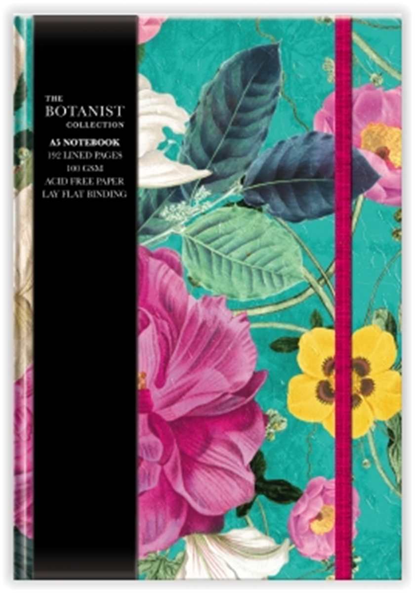 The Great British Card Company - The Botanist Collection - A5 Notebook - Green