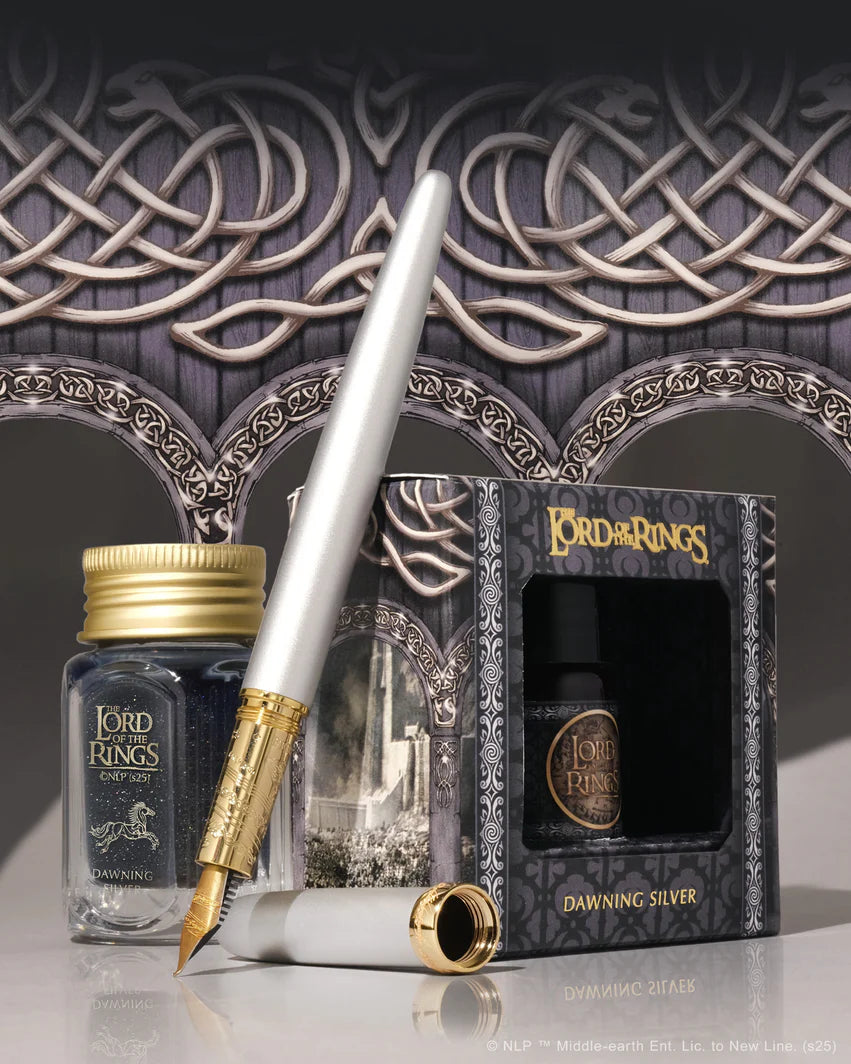 Ferris Wheel Press X Warner Brothers - The Lord of the Rings - Fountain Pen Ink - Dawning Silver 10 mL