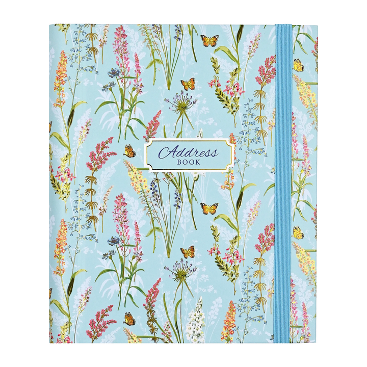 Peter Pauper Press - Large Address Book - Blooms and Butterflies