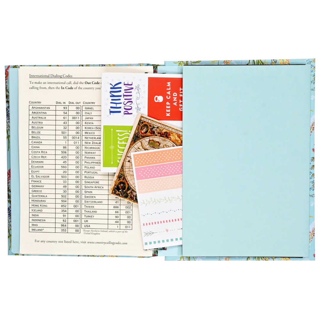 Peter Pauper Press - Large Address Book - Blooms and Butterflies